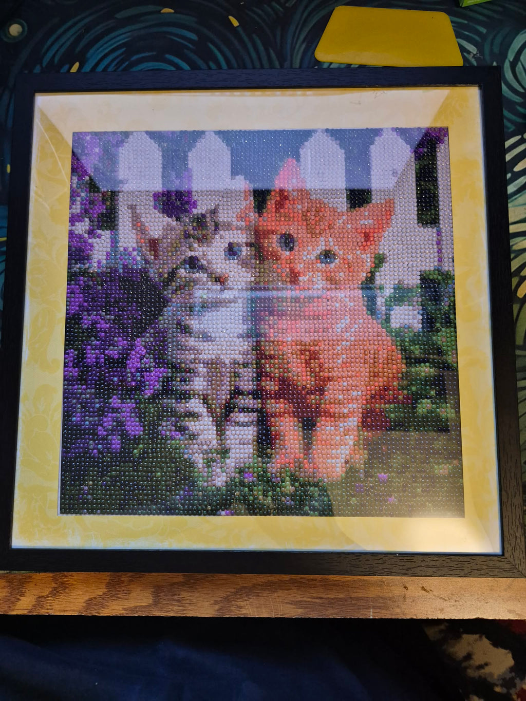 Diamond Art – Handcrafted, Framed & Ready to Hang (Cats)