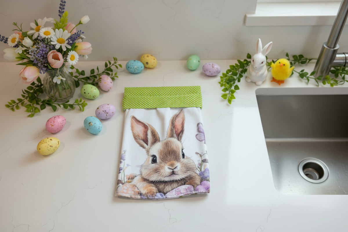 Non-Slip Stove Towels - Spring - Easter - 02