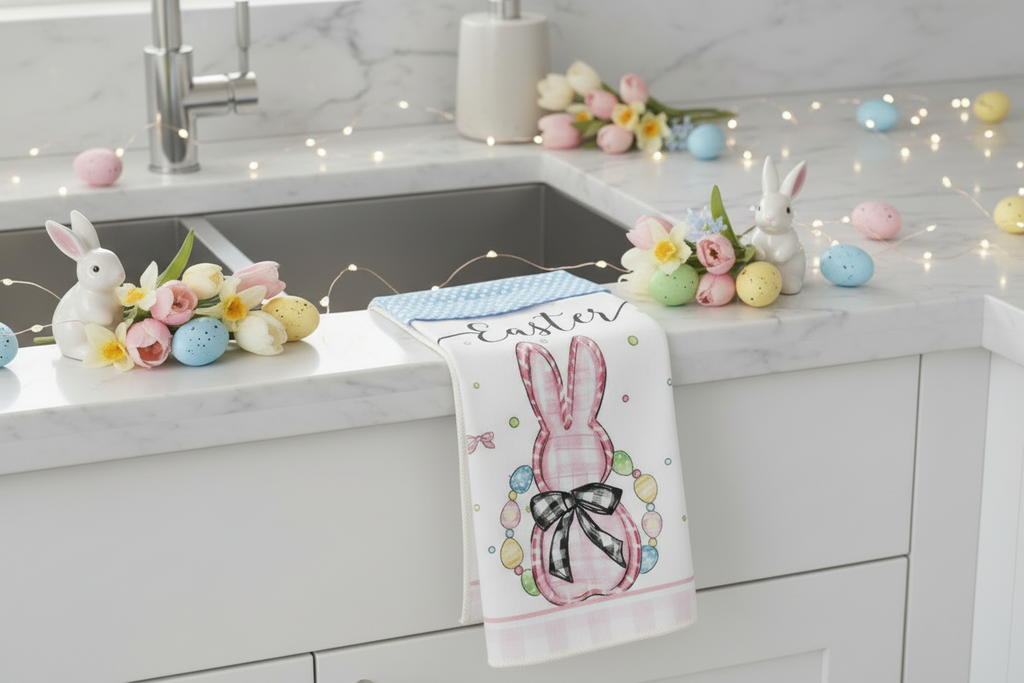 Non-Slip Stove Towels - Spring - Easter - 01