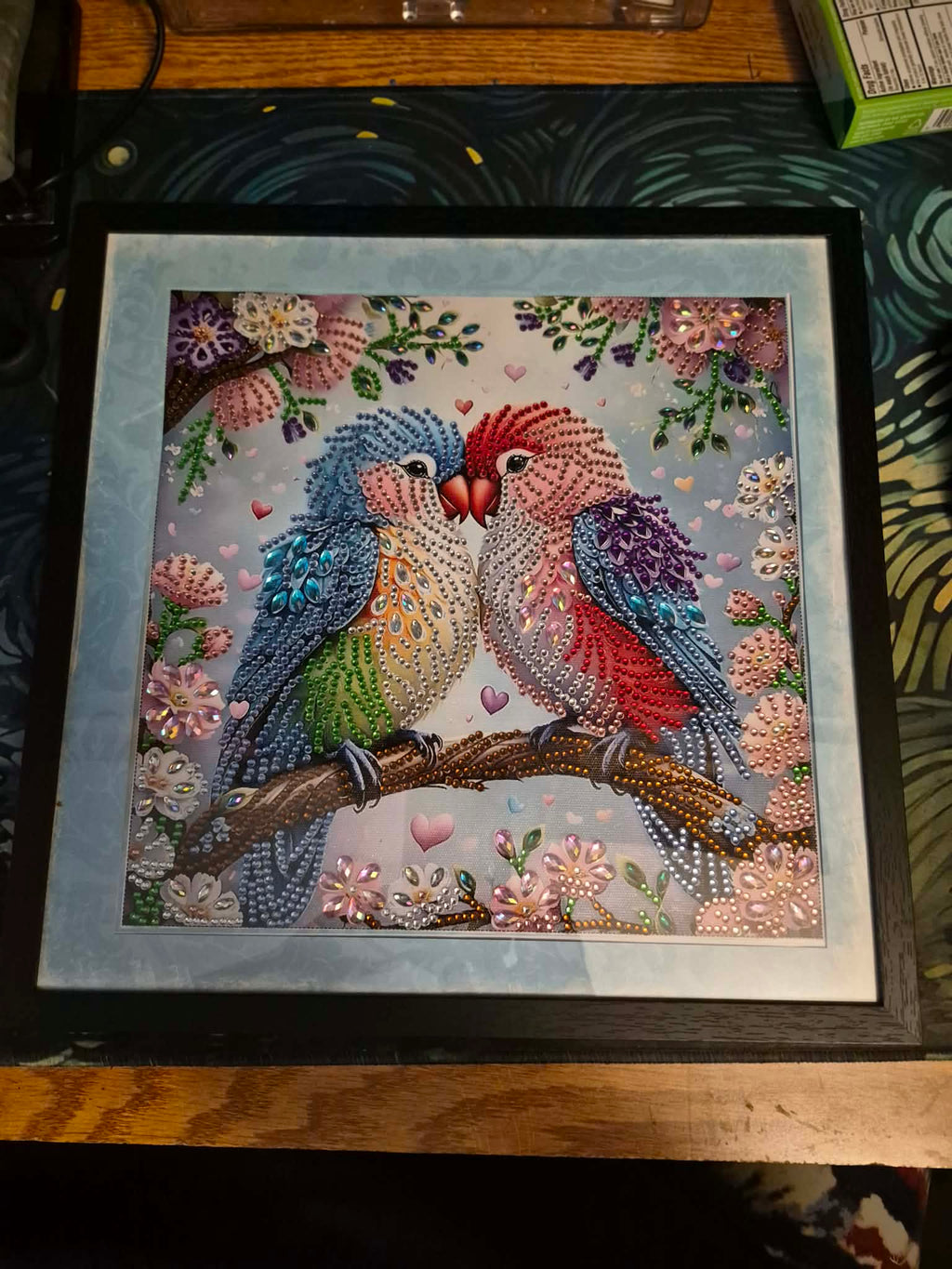 Diamond Art – Handcrafted, Framed & Ready to Hang (Birds)