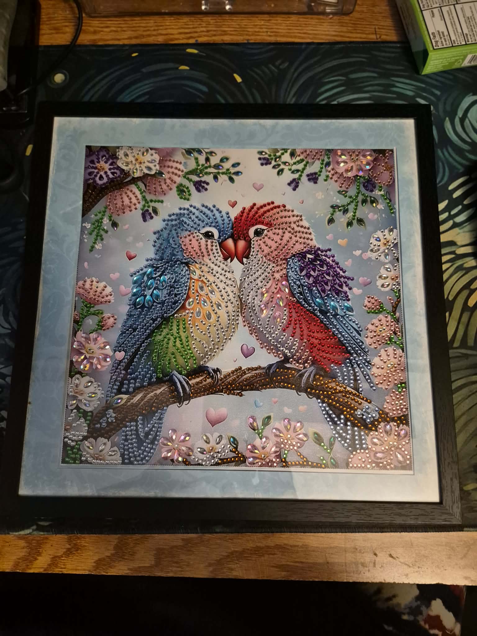 Diamond Art – Handcrafted, Framed & Ready to Hang (Birds)