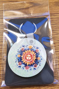 Handcrafted Key-Chains - Round - Sun