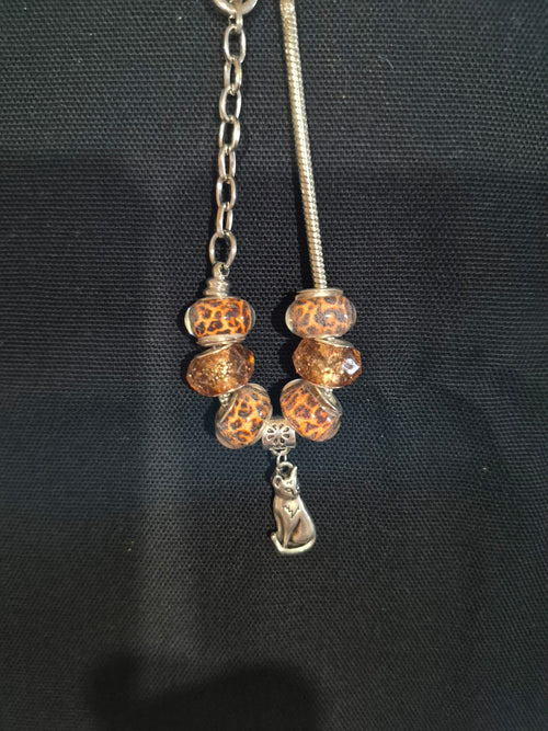 Bracelet - Each One Handcrafted w/ 7 1/2 in. Chain - Pandora Style and One-of-a-Kind