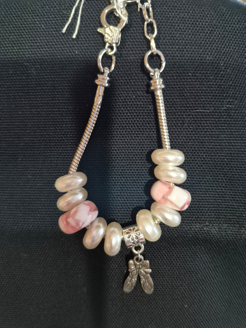 Bracelet - Each One Handcrafted w/ 7 1/2 in. Chain - Pandora Style and One-of-a-Kind
