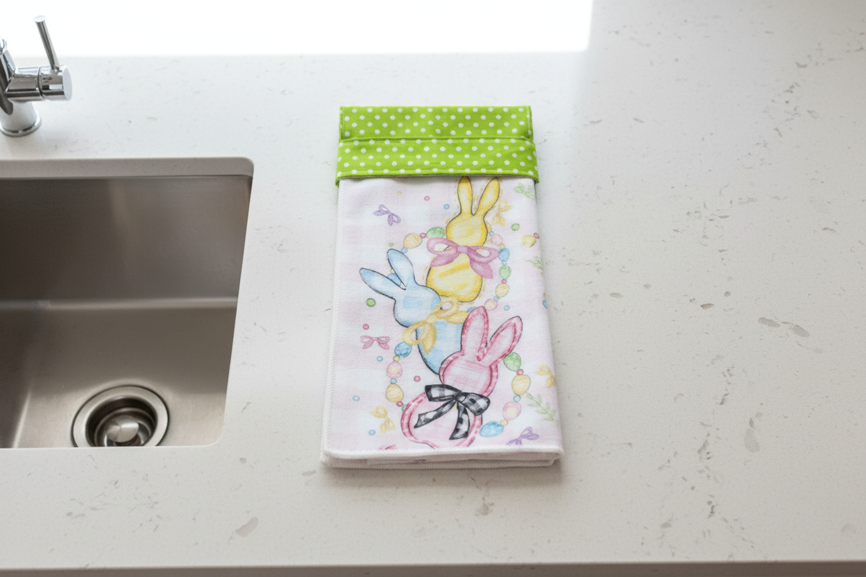 Non-Slip Stove Towels - Spring - Easter - 06