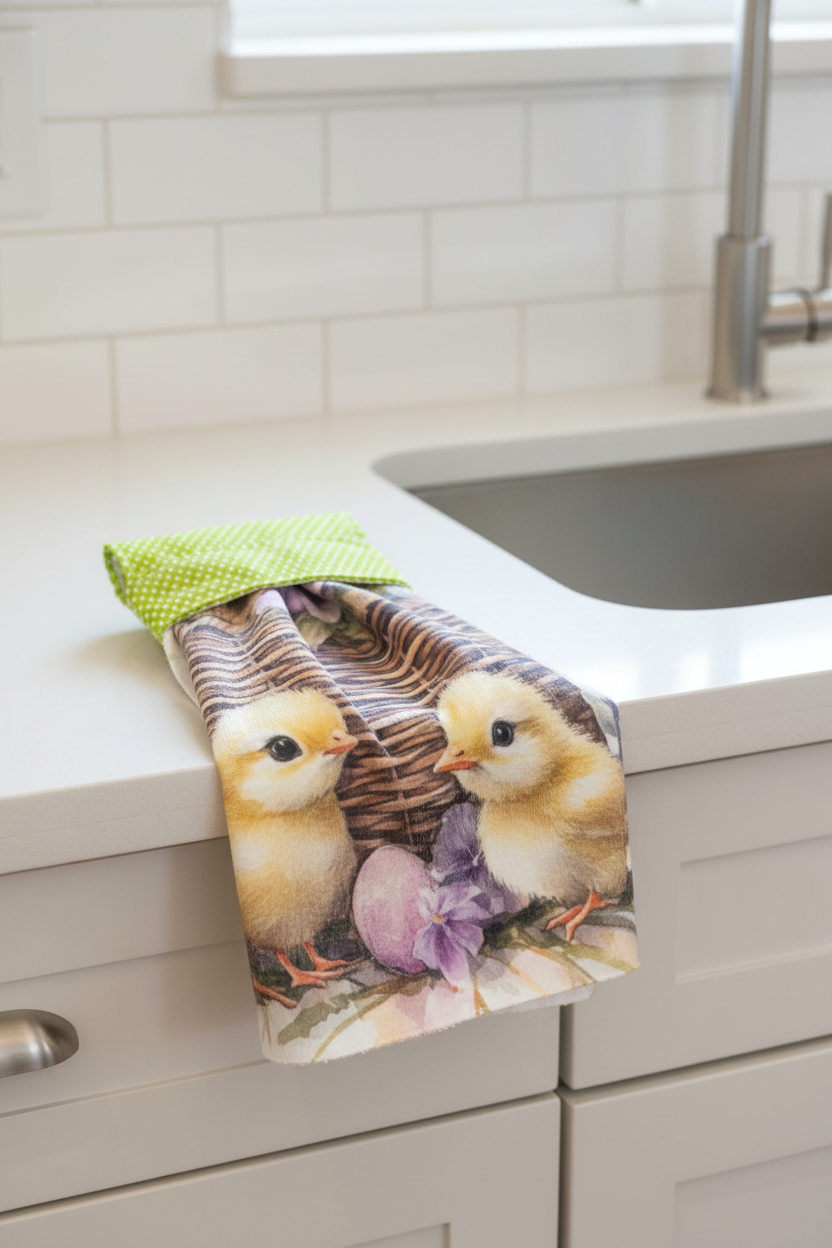 Non-Slip Stove Towels - Spring - Easter - 03