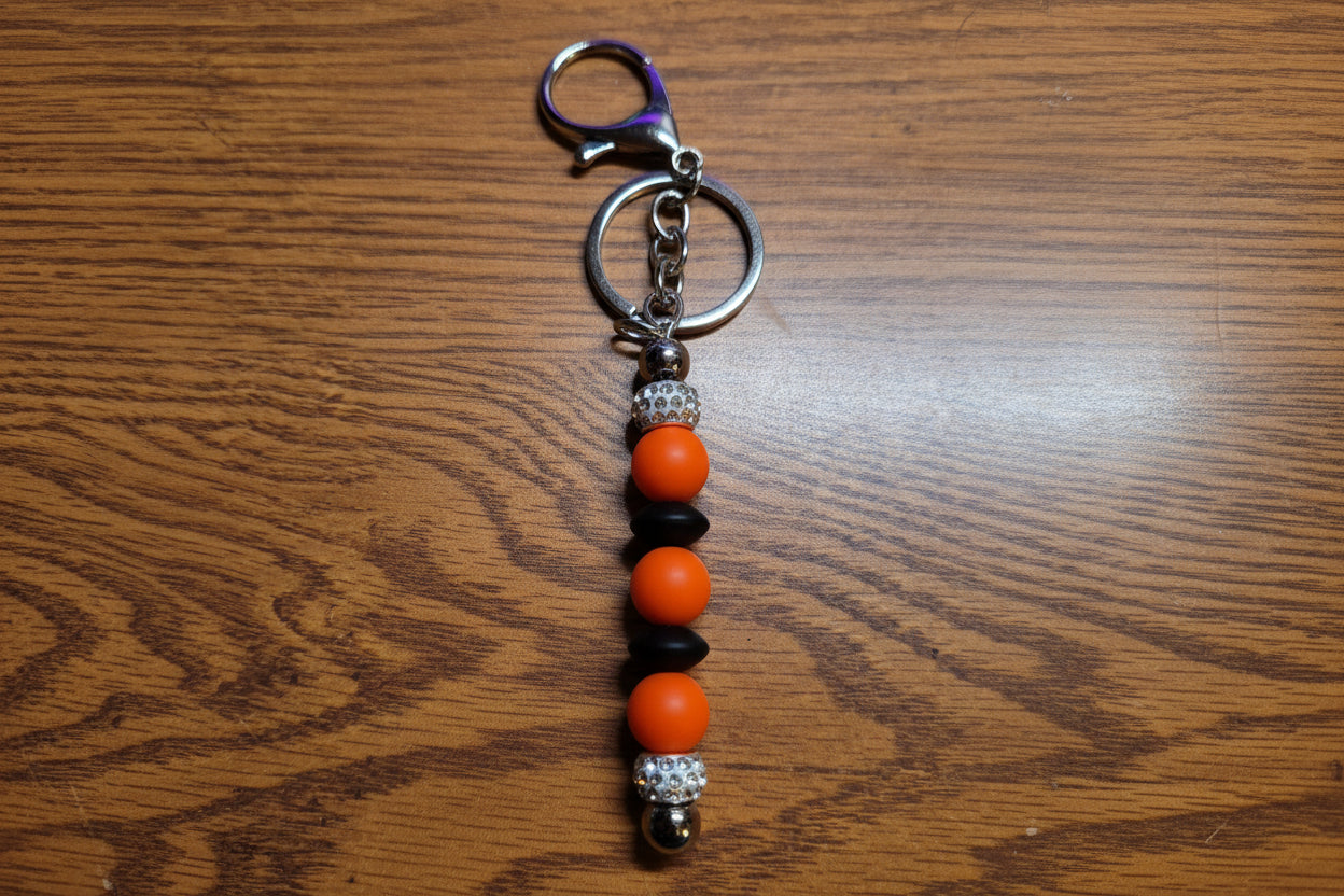Handcrafted Beaded Keychains – Unique, Colorful,One‑of‑a‑Kind -05