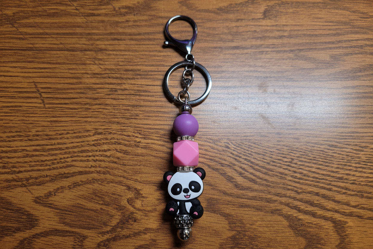 Handcrafted Beaded Keychains – Unique, Colorful,One‑of‑a‑Kind -08