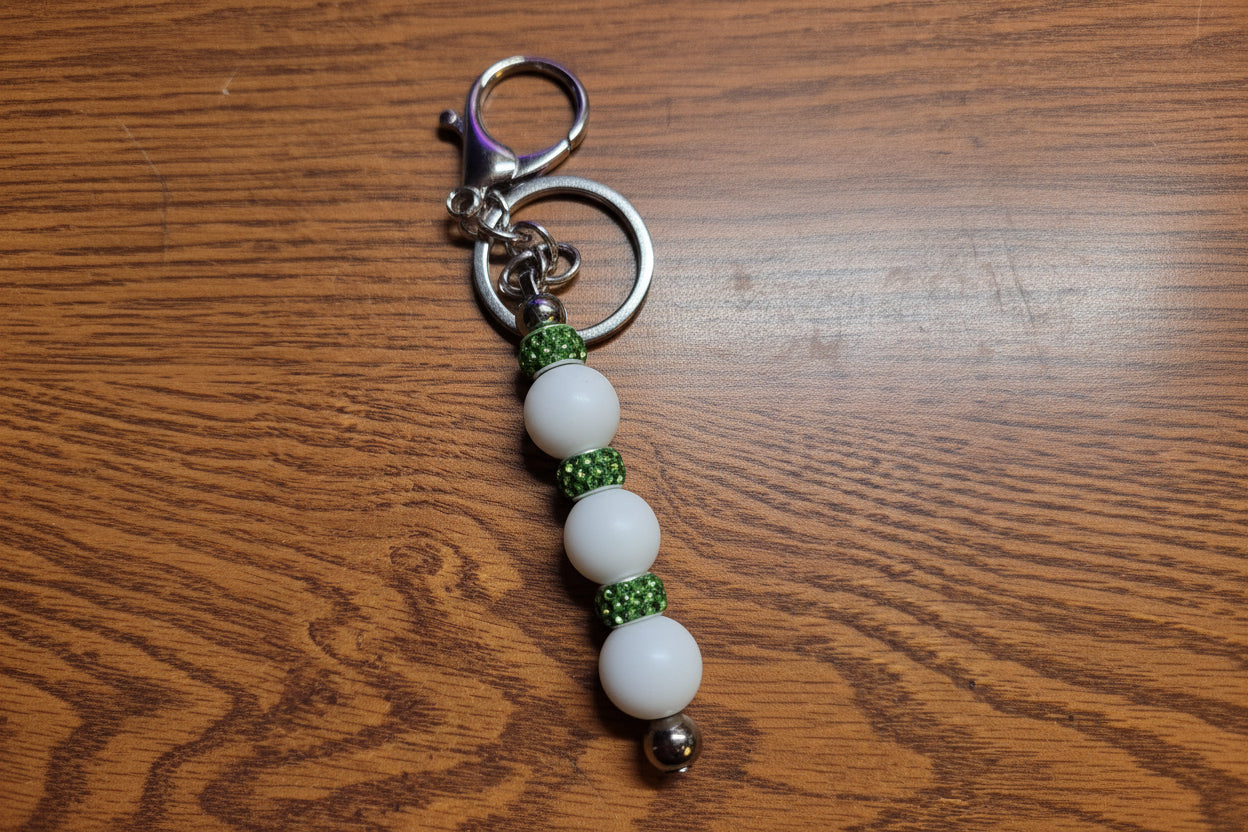 Handcrafted Beaded Keychains – Unique, Colorful,One‑of‑a‑Kind -13