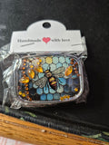 Diamond Accent Pill Box - Bee