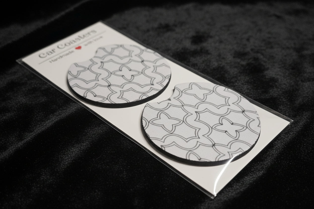 Design -  Hand Crafted Car Coasters