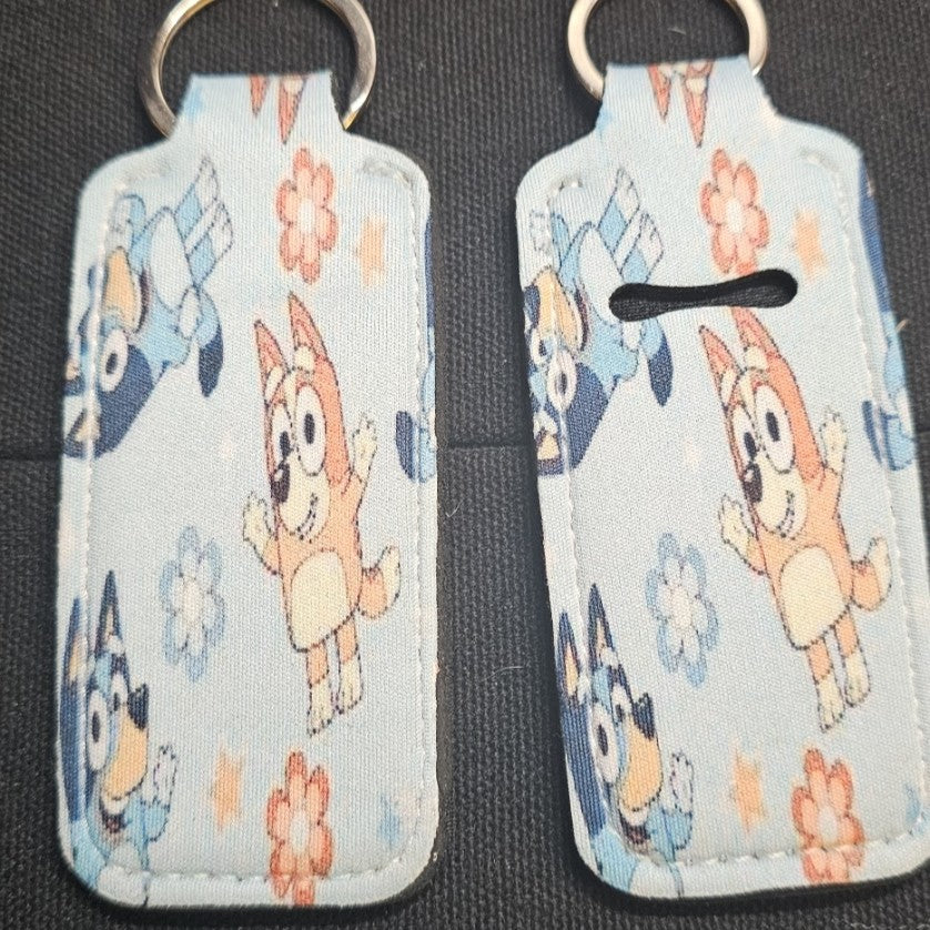 Key-Chain Holder - Chap-stick/Lipstick/Lighter - Bluey