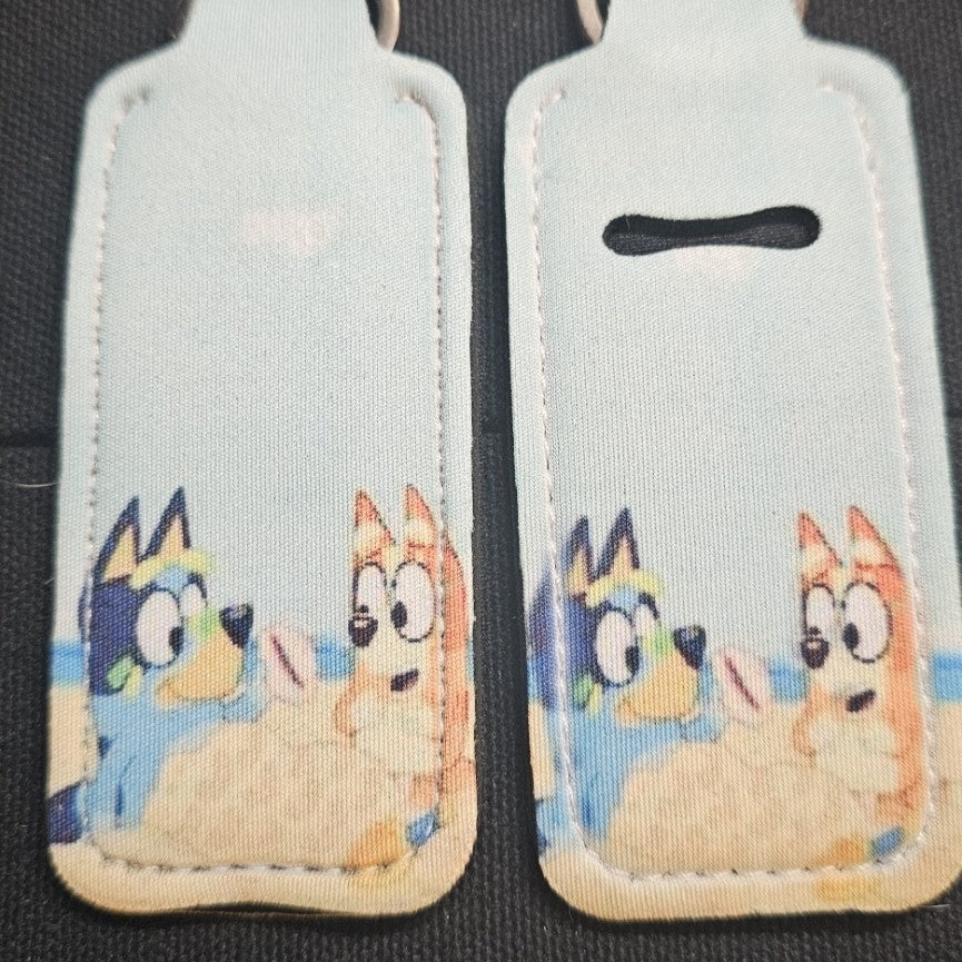 Key-Chain Holder - Chap-stick/Lipstick/Lighter - Bluey