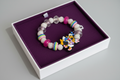 Bracelet - Character and Bead w/ Daisy & Donald Duck Duo Charm – Each One Handcrafted & One‑of‑a‑Kind