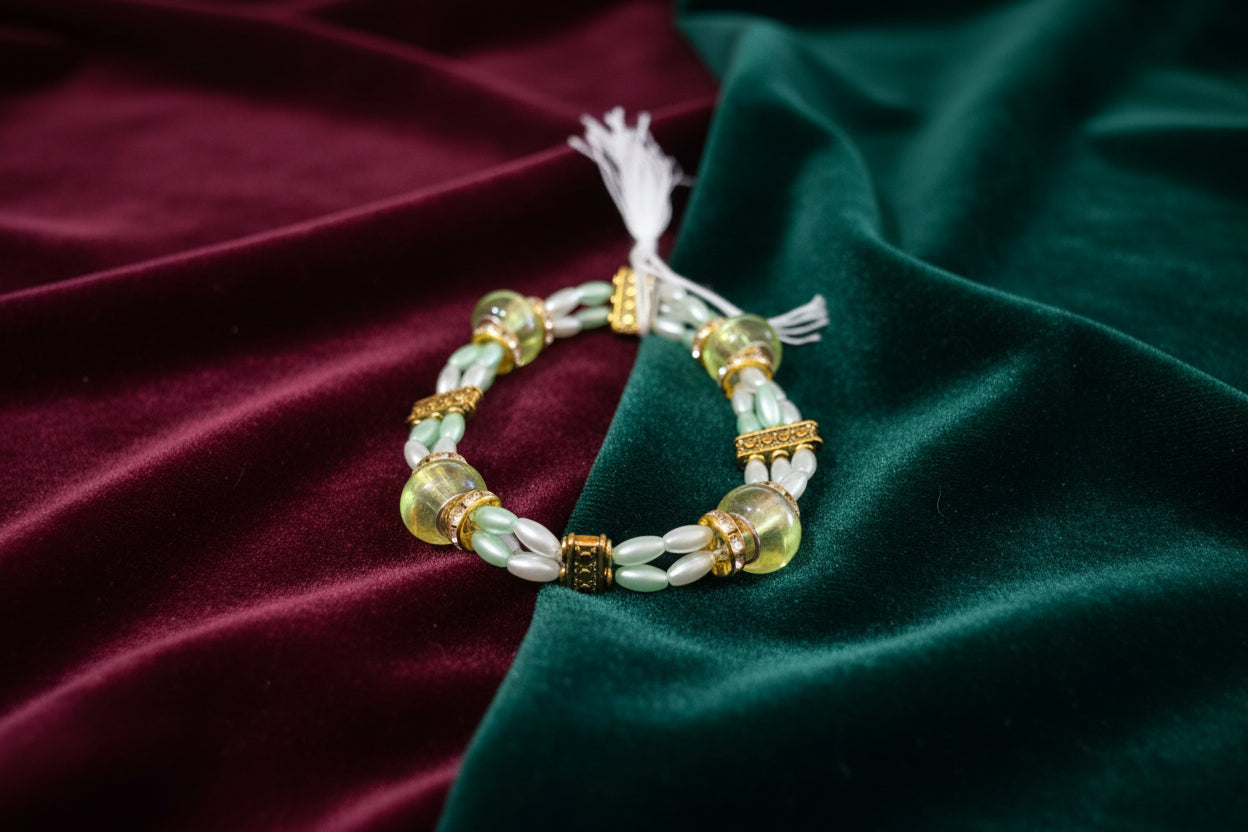 Beaded Bracelet - Dbl  - 01