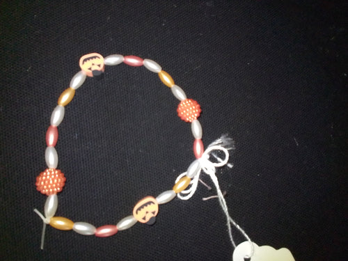Bracelet - Each One Handcrafted w/beads and Halloween Themed, One‑of‑a‑Kind