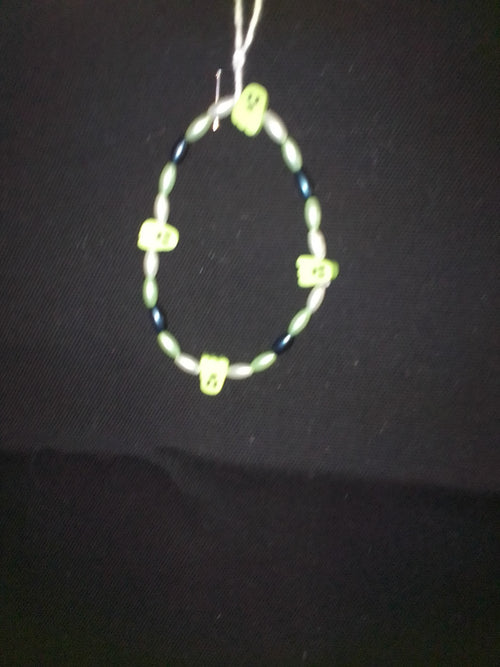 Bracelet - Each One Handcrafted w/beads and Halloween Themed, One‑of‑a‑Kind