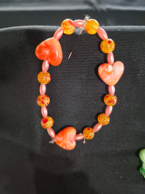 Bracelet - Each One Handcrafted w/beads, One‑of‑a‑Kind