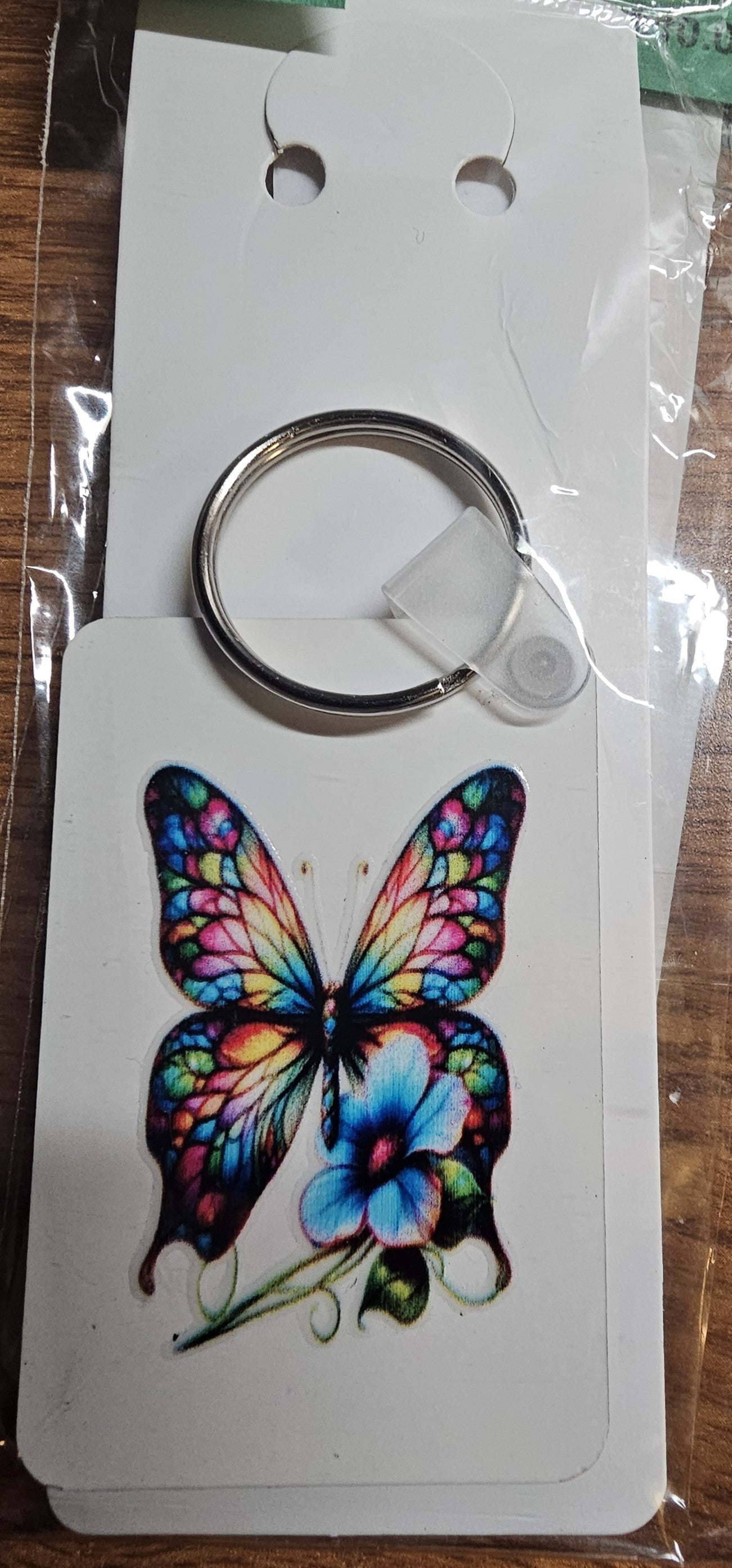 Key-Chains - Rectangle – a Handcrafted and Limited Butterfly Design - 12 Designs