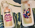 Key-Chain Holder - Chap-stick/Lipstick/Lighter - Saying - 06