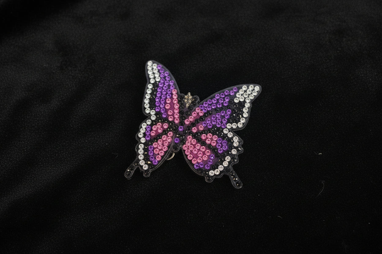 Handcrafted Diamond Art Keychains – Butterfly - 13