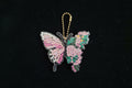 Diamond Art Keychains – Butterfly Design and Handcrafted and one of a Kind
