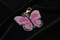 Diamond Art Keychains – Butterfly Design and Handcrafted and one of a Kind