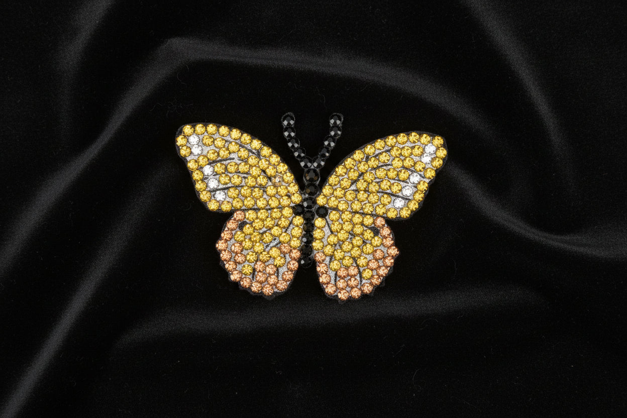 Diamond Art Keychains – Butterfly Design and Handcrafted and one of a Kind