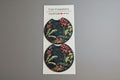 Car Coasters - Christmas Edition - Handcrafted w/ - Flower Design