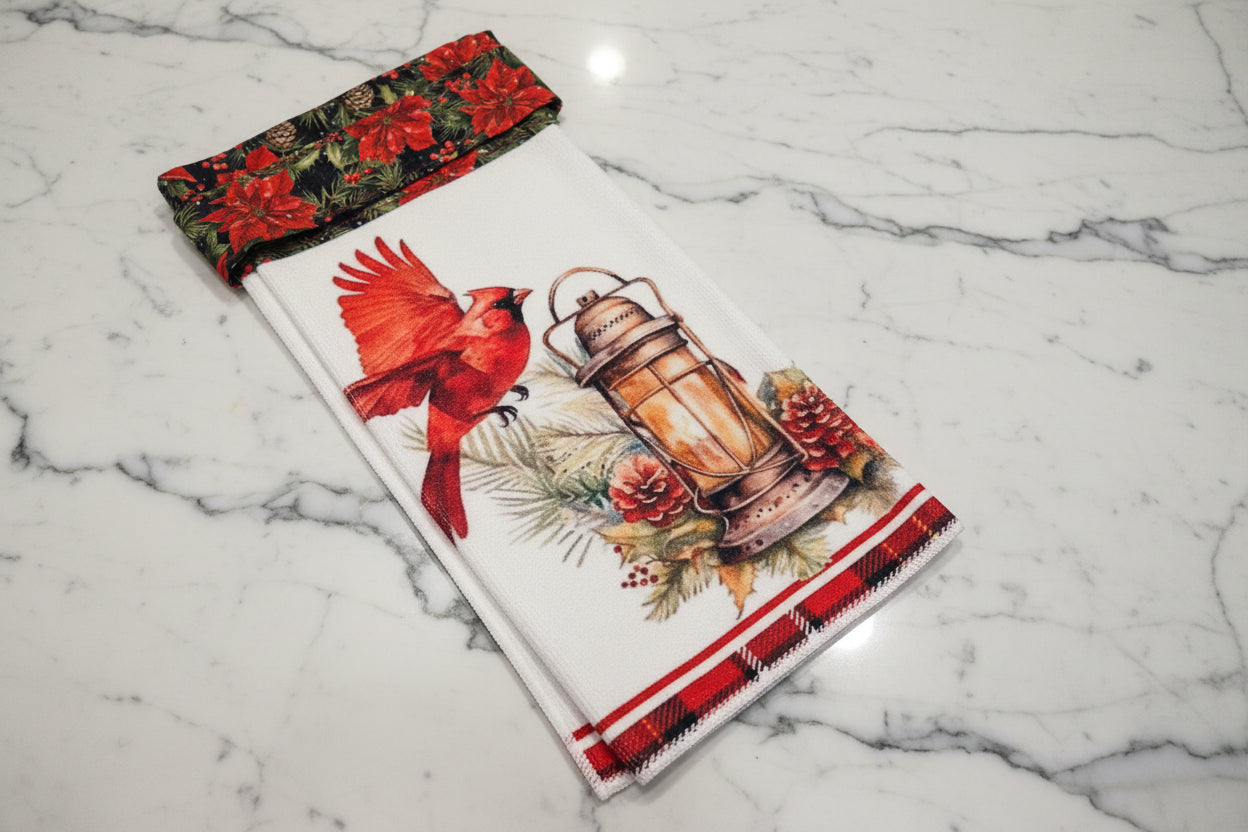 Non-Slip Stove Towels - Cardinal - 6 designs to choose from