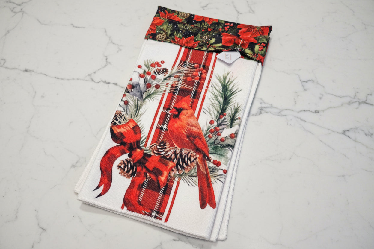 Non-Slip Stove Towels - Cardinal - 6 designs to choose from