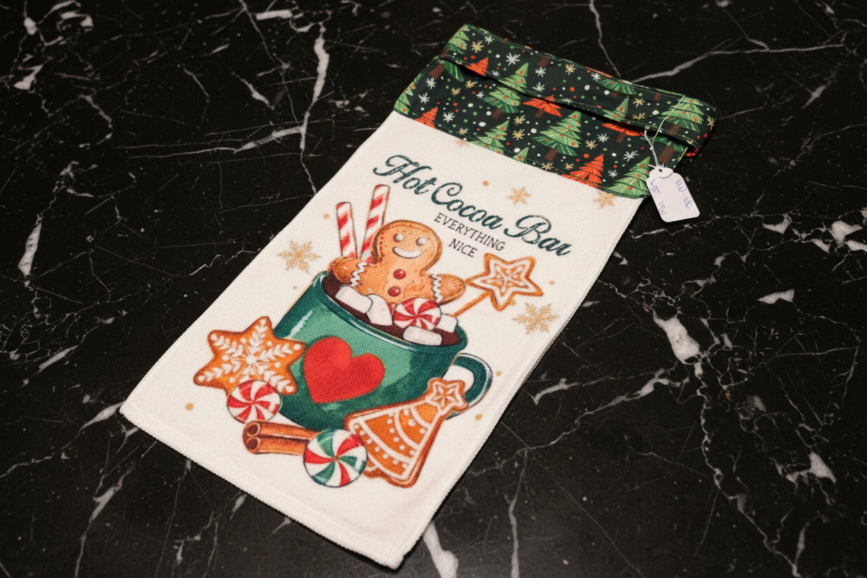Non-Slip Stove Towels - Gingerbread Man- 6 designs to choose from