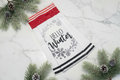 Non-Slip Stove Towels - Christmas – Hello Winter - Topper Red W/Stripe