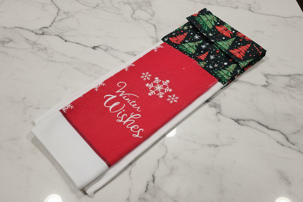 Non-Slip Stove Towels - Christmas - 5 designs to choose from