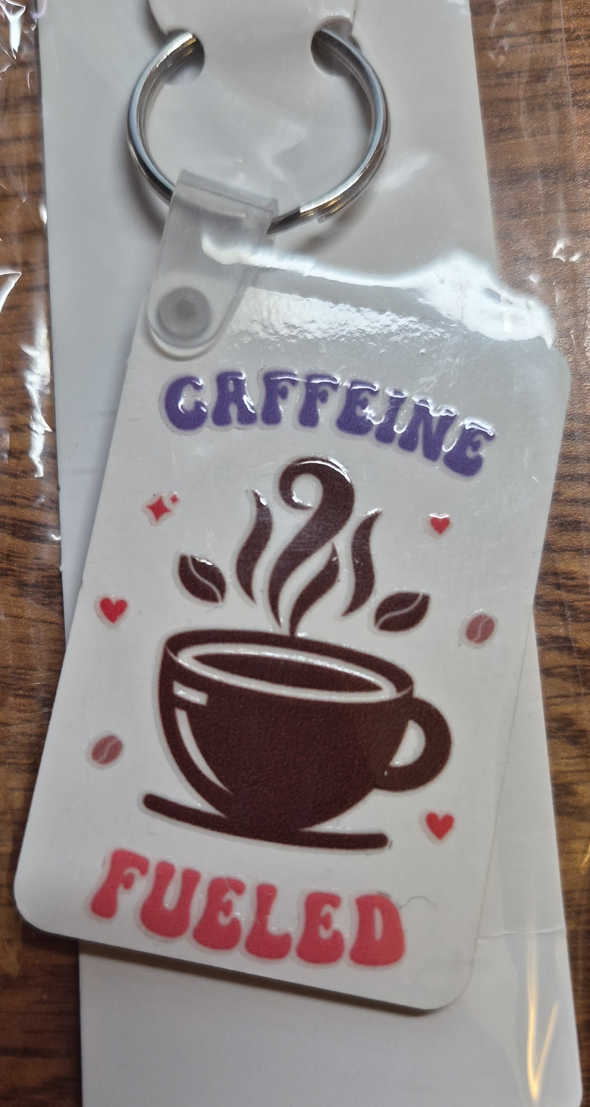 Key-Chains - Rectangle – a Handcrafted and Limited Coffee Design - 3 Designs