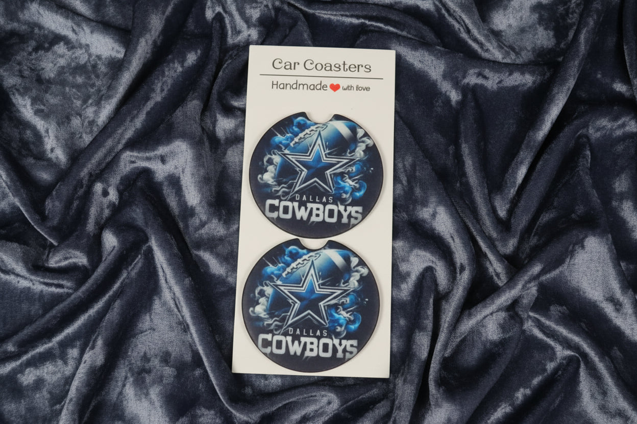 Custom Order Spotlight: Dallas Cowboys Car Coaster