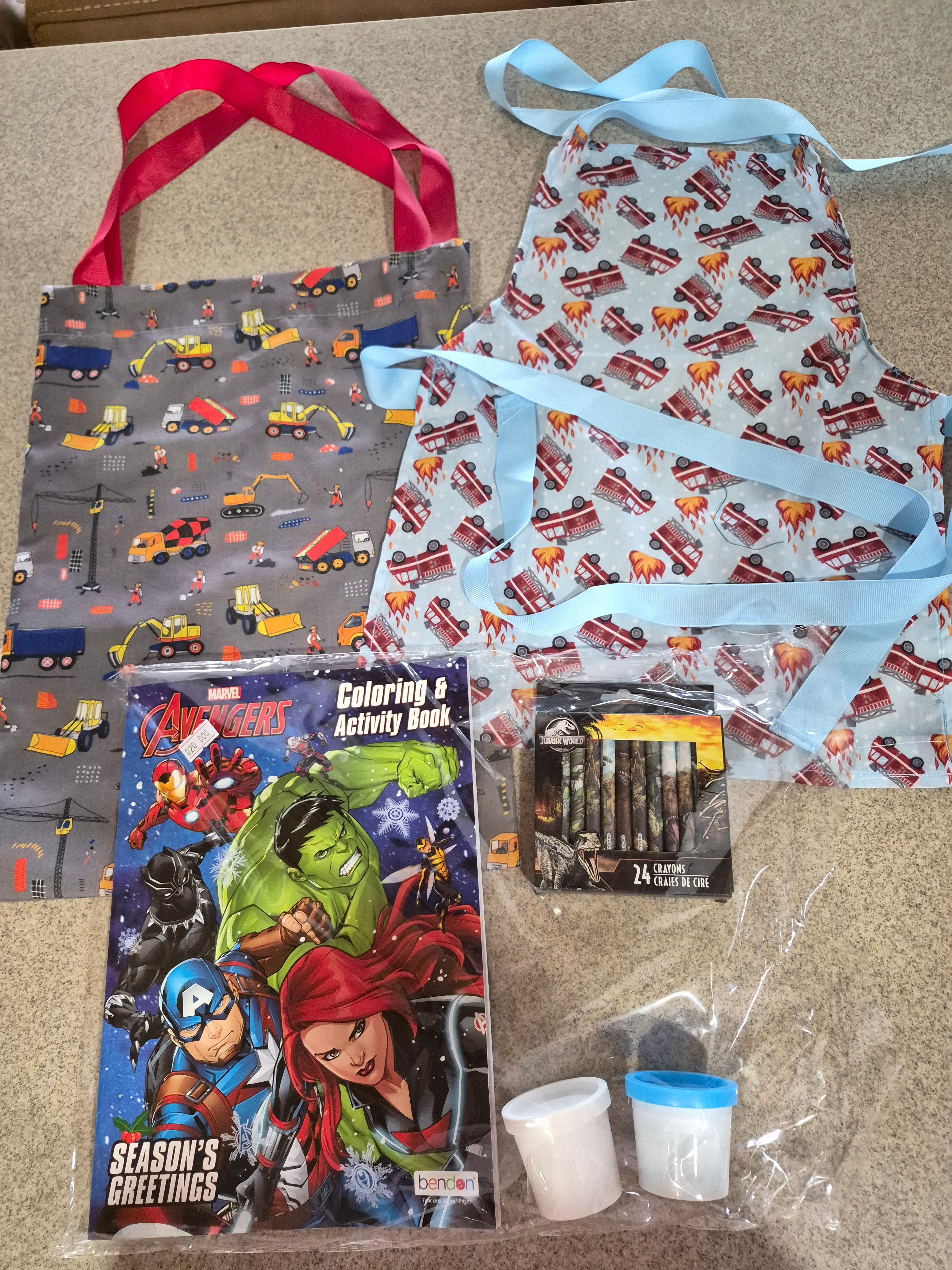 Kids Craft Set – Handcrafted Bag, Apron ,Creative Supplies - 02
