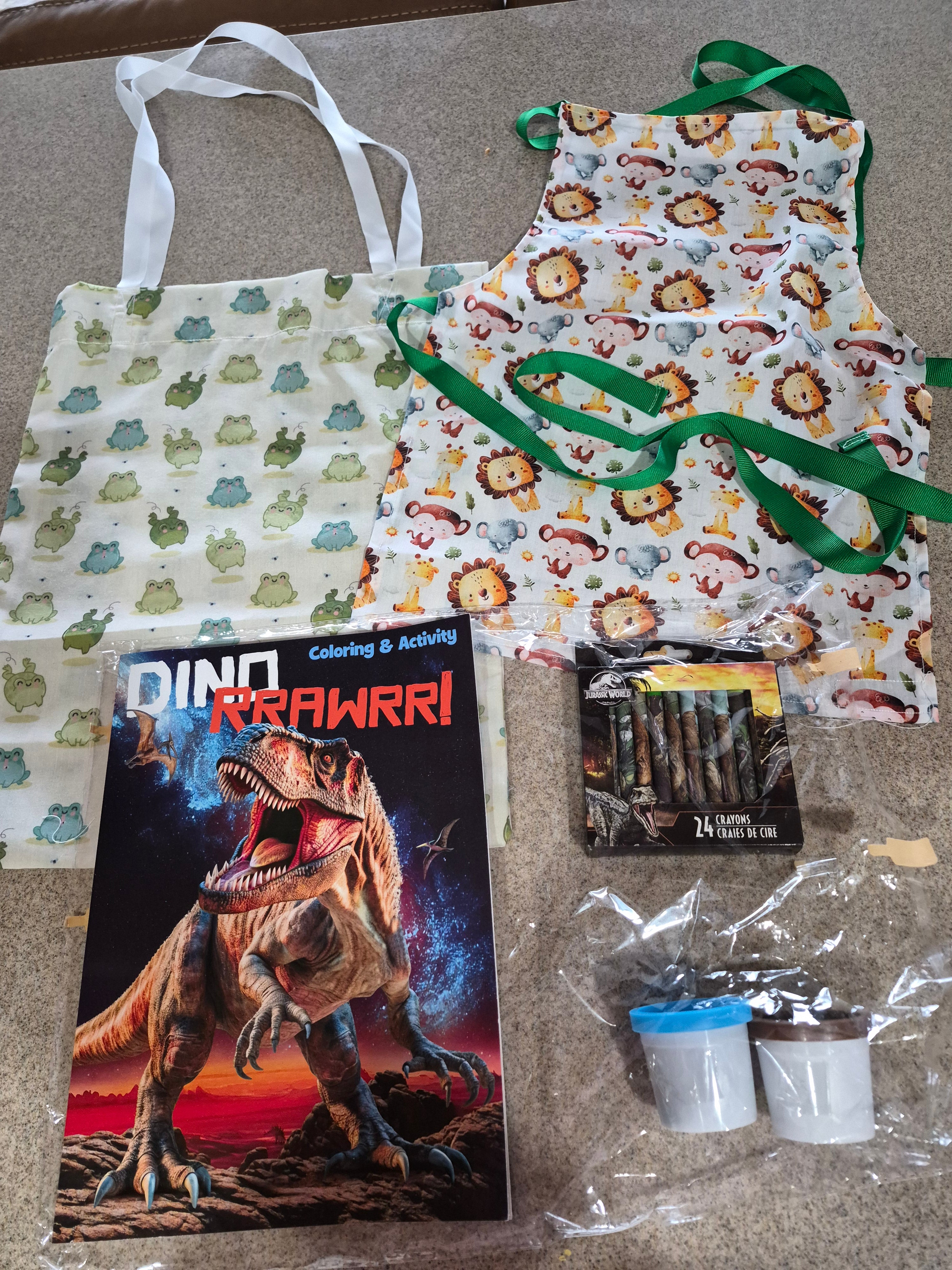 Kids Craft Set – Handcrafted Bag, Apron ,Creative Supplies - 05