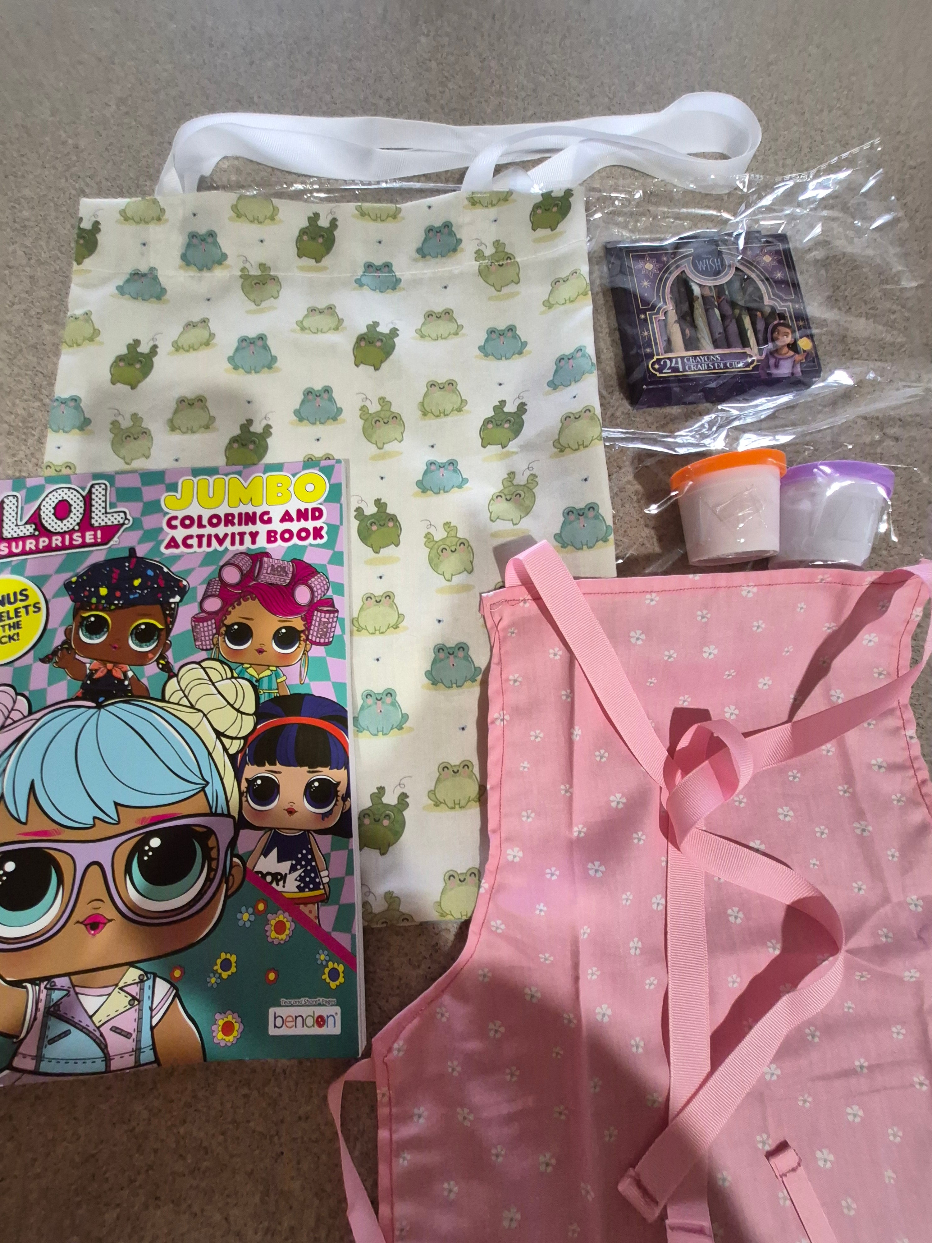 Kids Craft Set – Handcrafted Bag, Apron ,Creative Supplies - 04