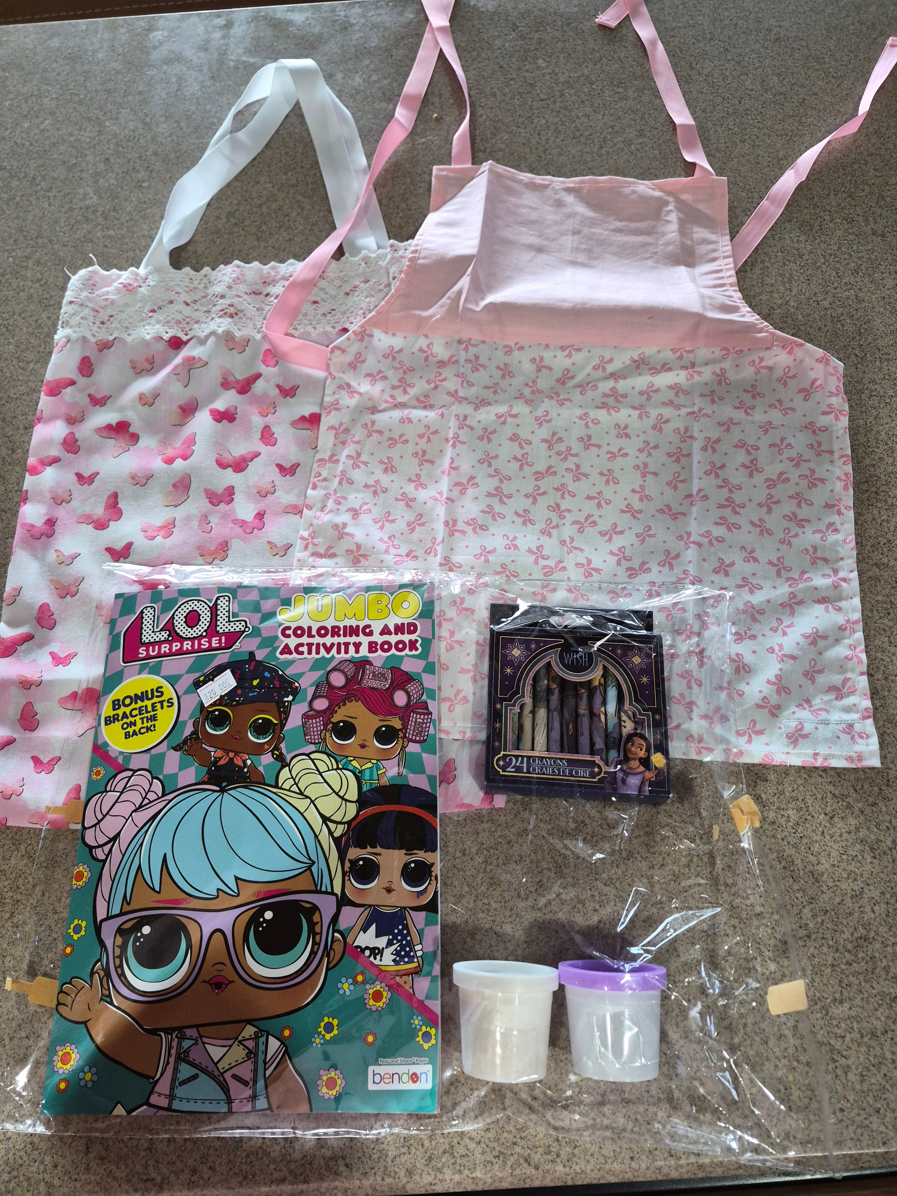 Kids Craft Set – Handcrafted Bag, Apron ,Creative Supplies - 06