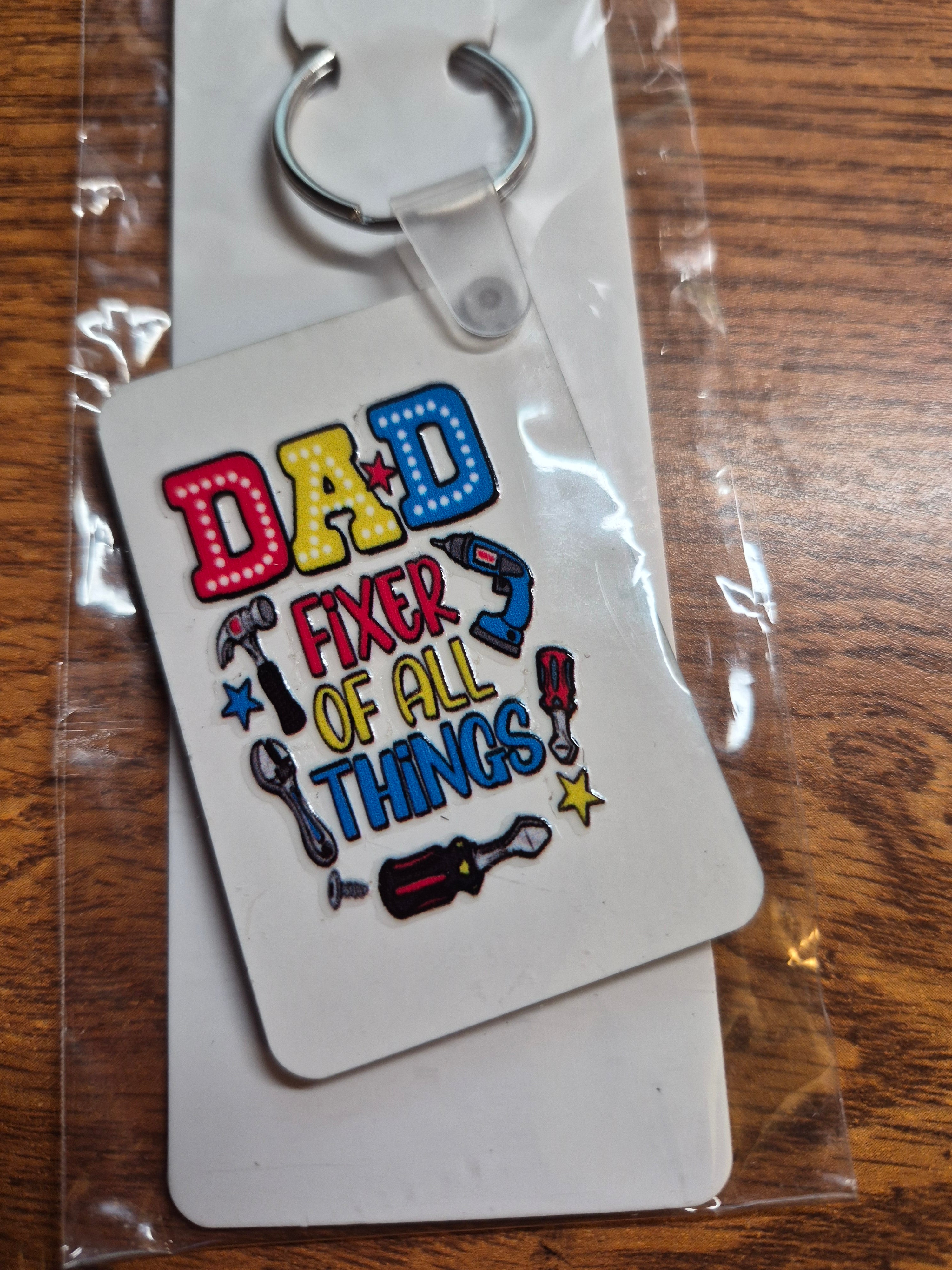 Key-Chains - Rectangle – a Handcrafted and Limited DAD Design - 15 Designs