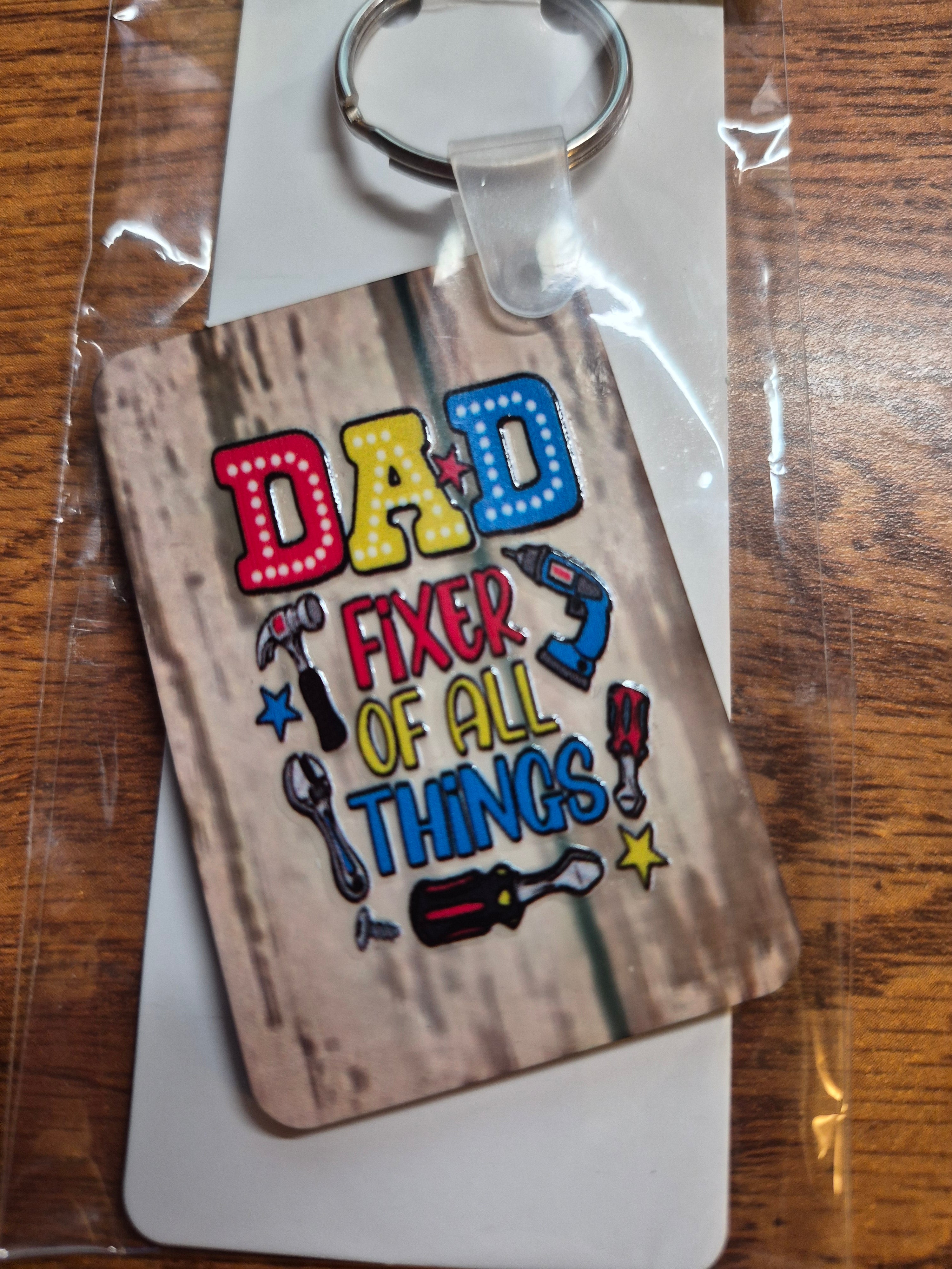Key-Chains - Rectangle – a Handcrafted and Limited DAD Design - 15 Designs