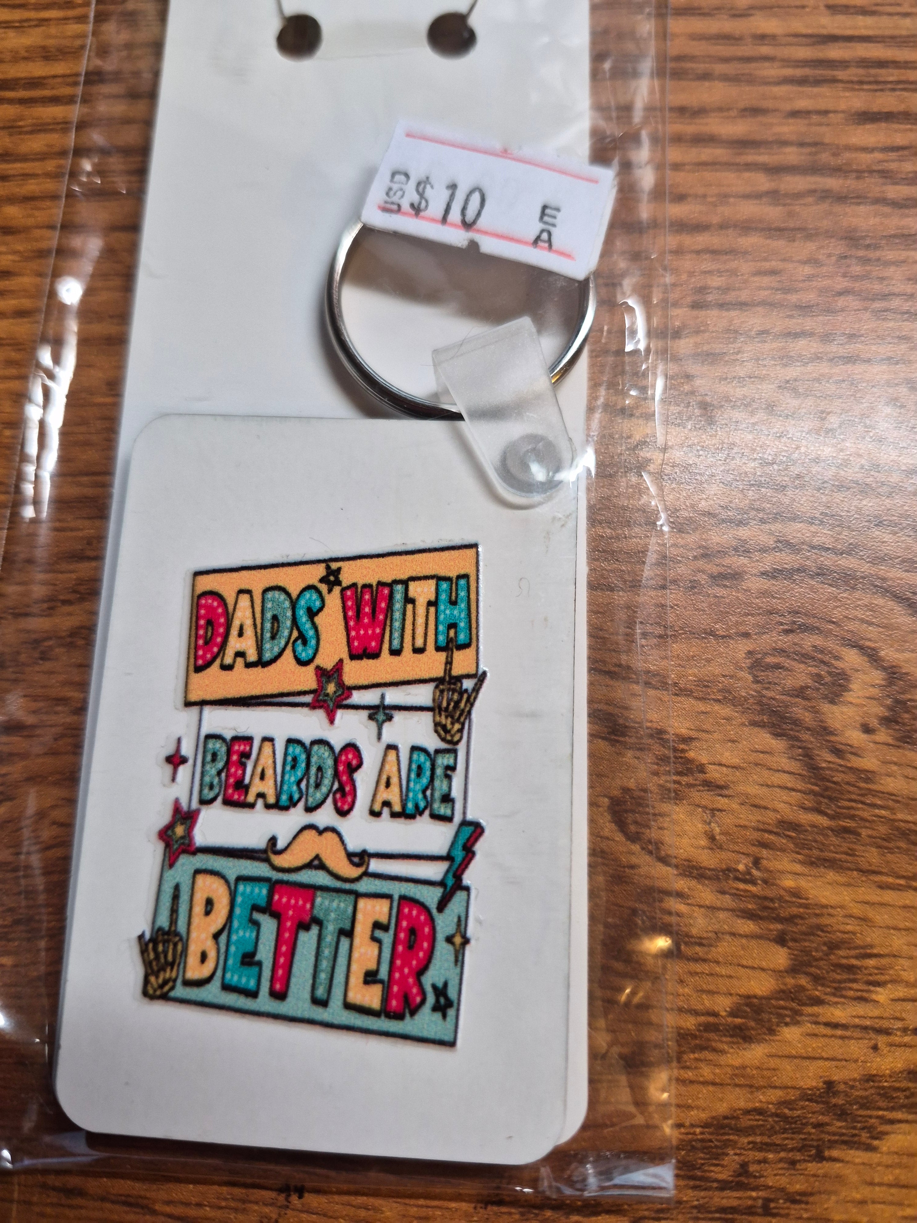 Key-Chains - Rectangle – a Handcrafted and Limited DAD Design - 15 Designs