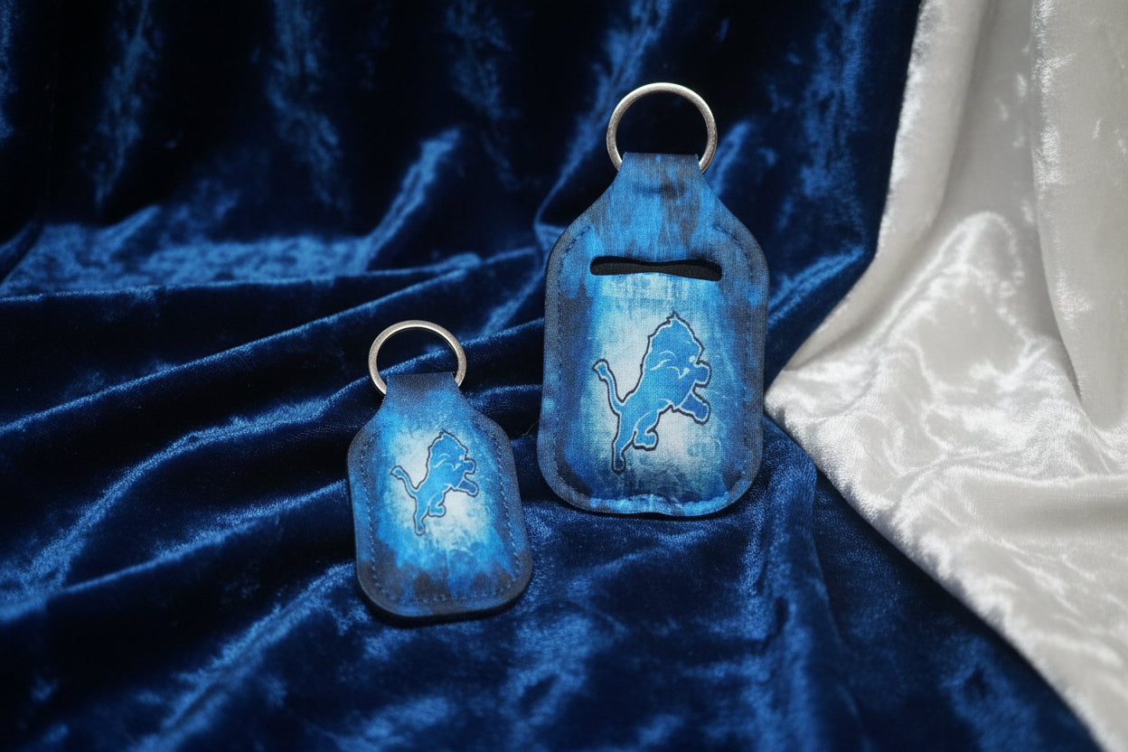 Detroit Lions - Key-Chain Holder - Hand Sanitizer