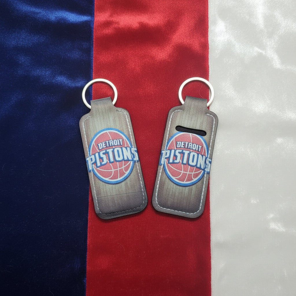Detroit Pistons - Key-Chain Holder - Chap-stick/Lipstick/Lighter