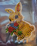 Diamond Art - Animal and Each One is a Handcrafted Magnet, One-of-a-Kind
