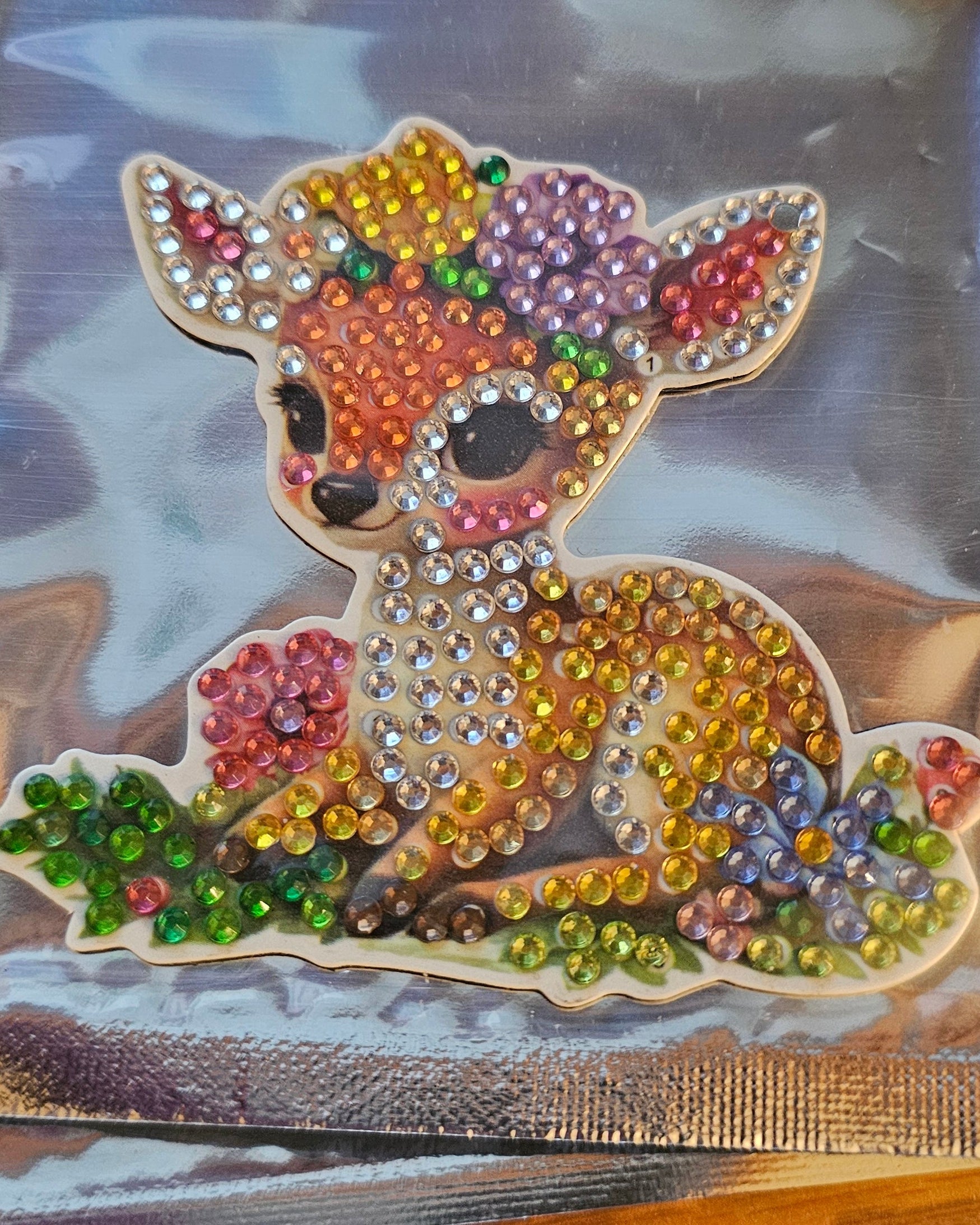 Diamond Art - Animal and Each One is a Handcrafted Magnet, One-of-a-Kind