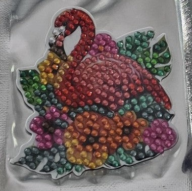 Diamond Art - Animal and Each One is a Handcrafted Magnet, One-of-a-Kind
