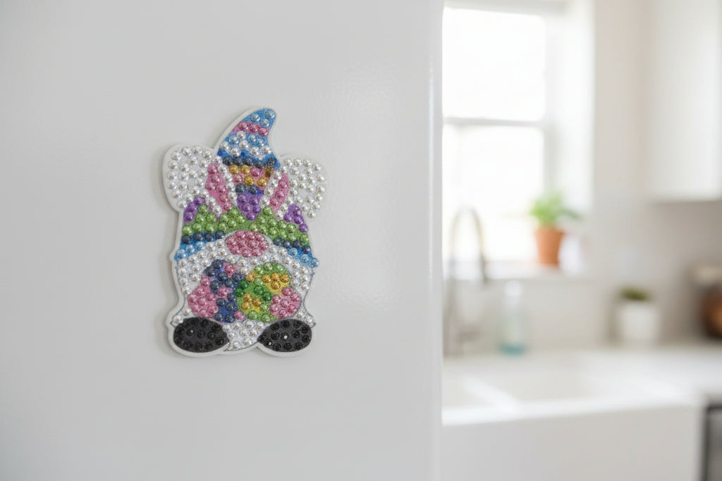 Diamond Art - Bunny Gnome Magnet