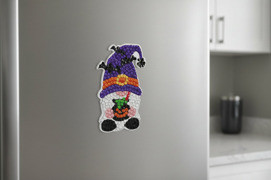 Diamond Art - Bat Gnome Magnet